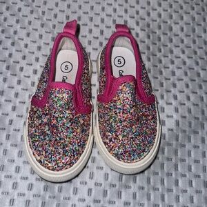 *Sparkle glitter slip on sneakers